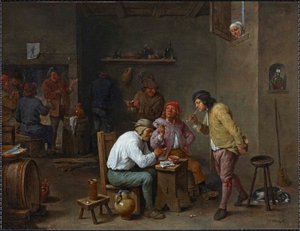 Tavern Scene by David Teniers the Younger
